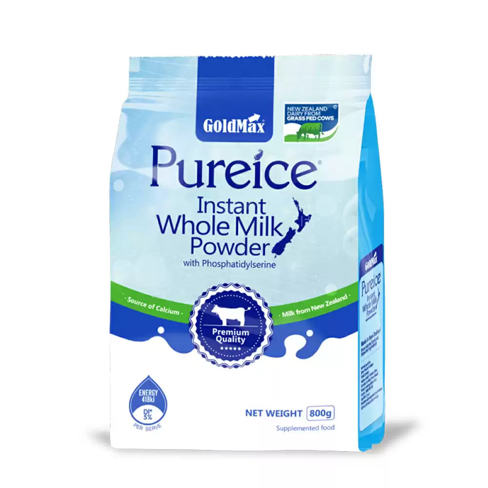 Goldmax Pureice Instant Whole Milk Powder 800g 6PK + Free Shipping