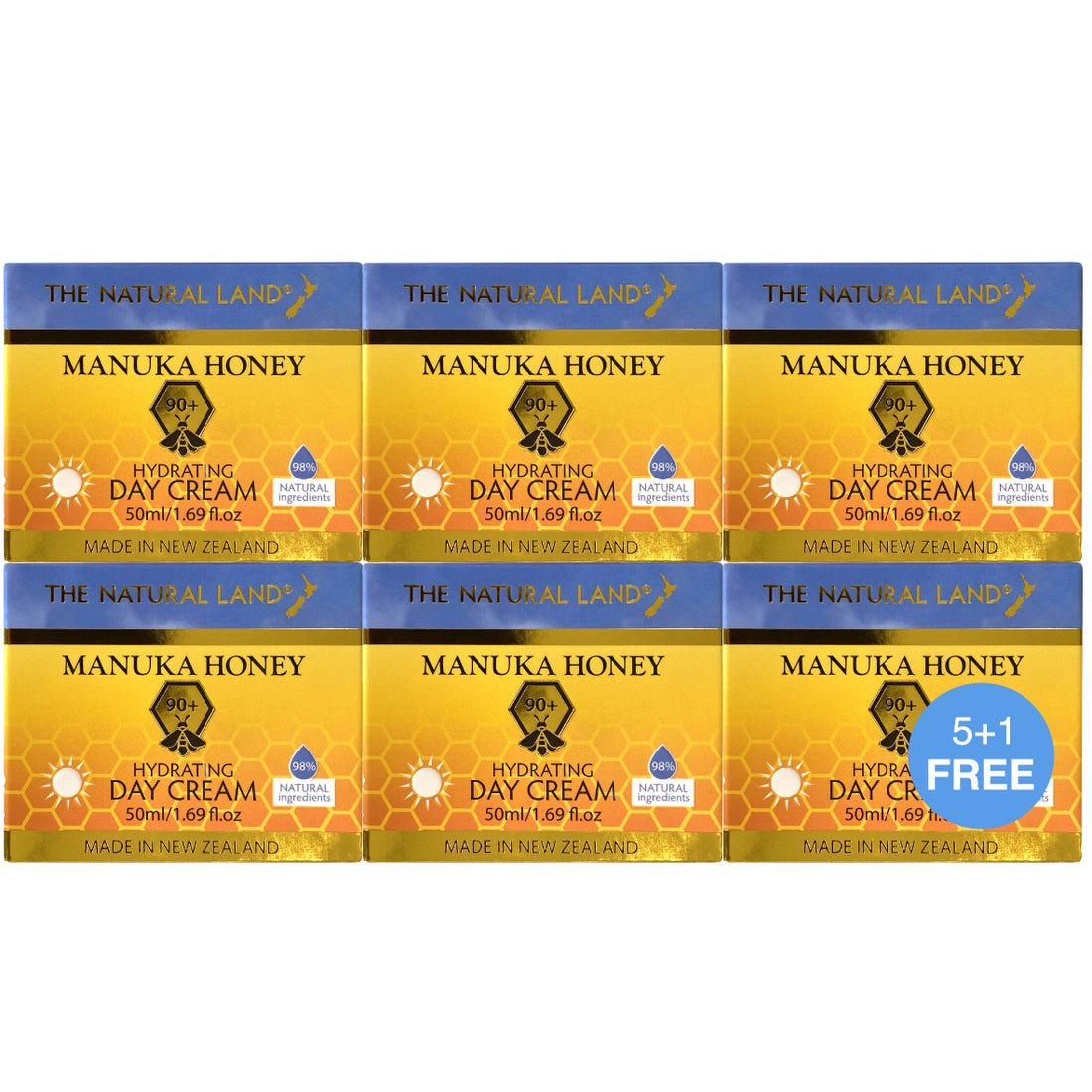 Manuka Honey Hydrating Day Cream 50ml 5+1 Free Pack