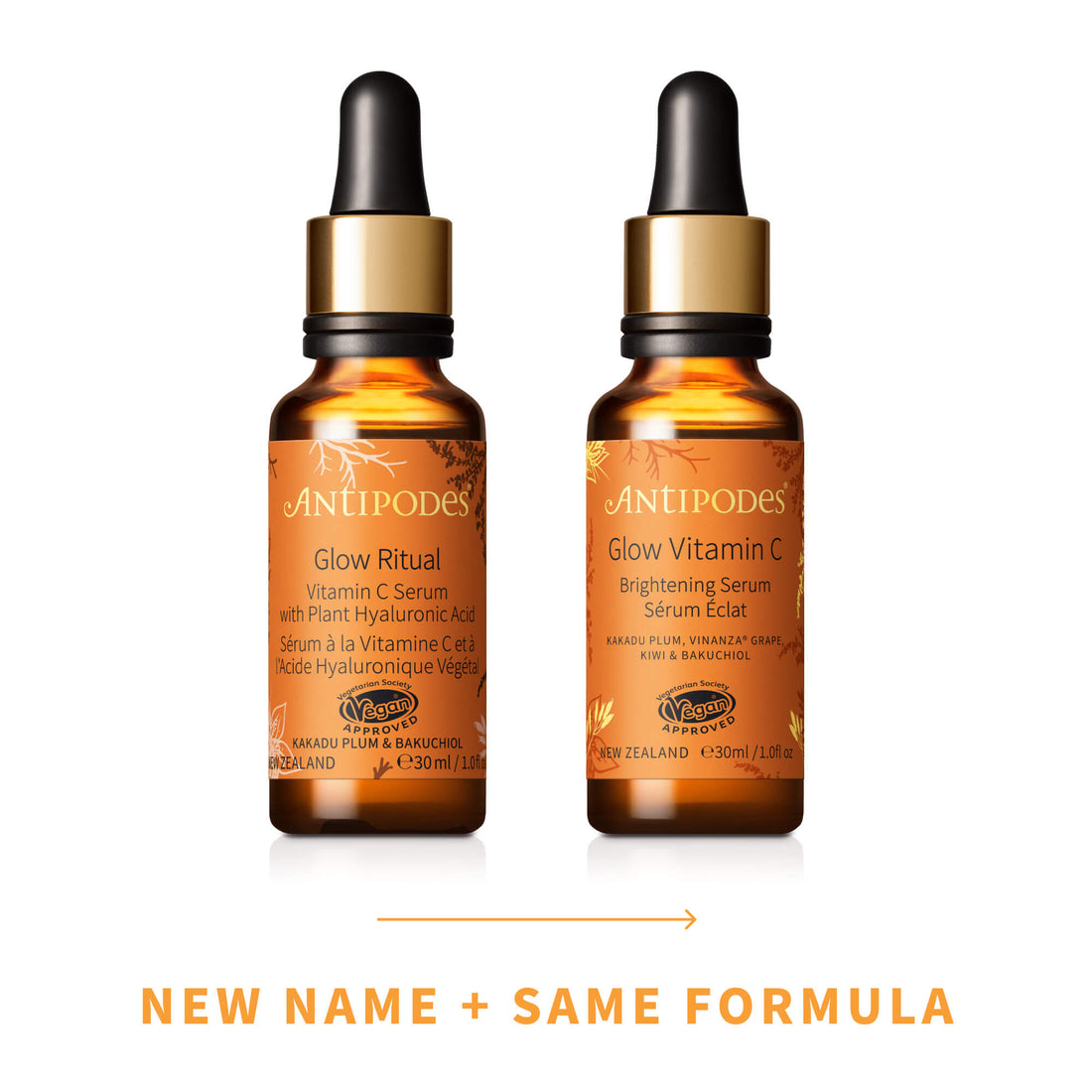 Glow Ritual Vitamin C Serum With Plant Hyaluronic Acid 30ml