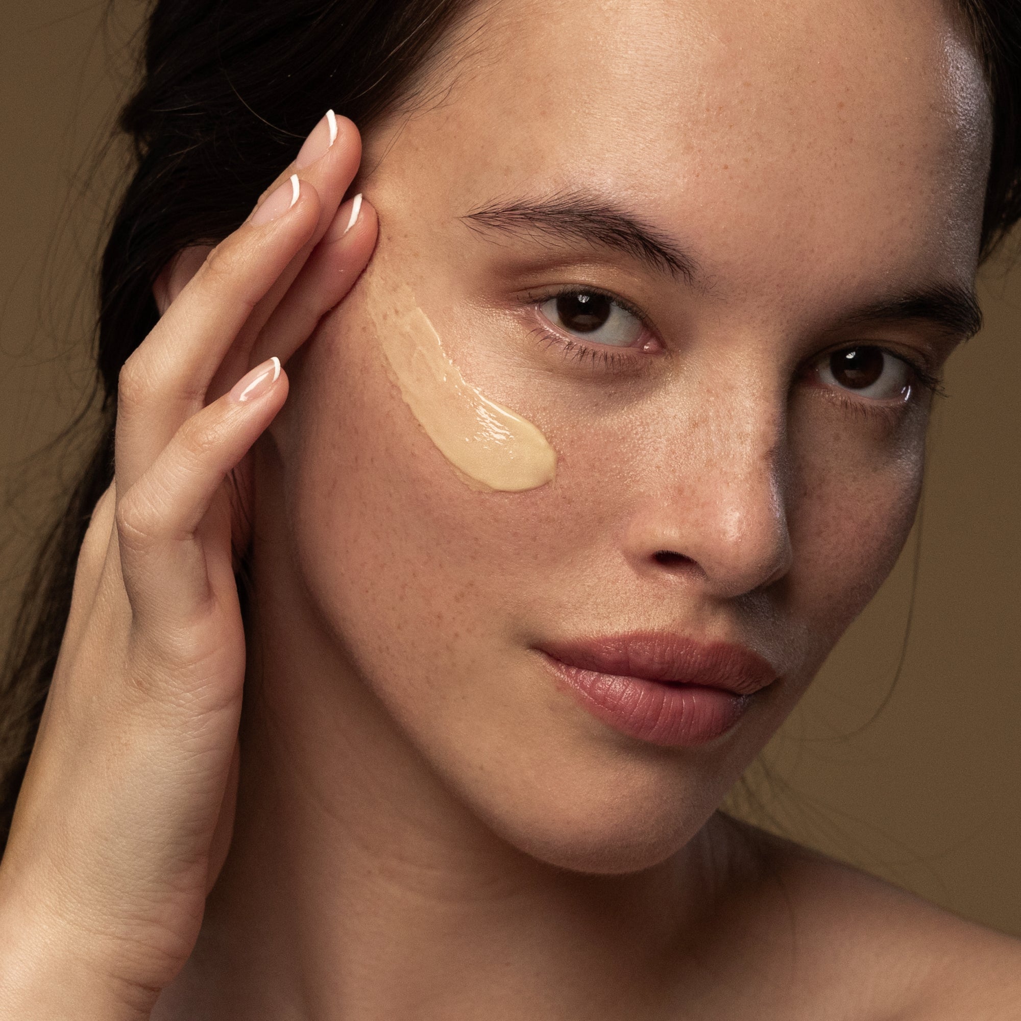 Antipodes Diem Water Cream with a woman