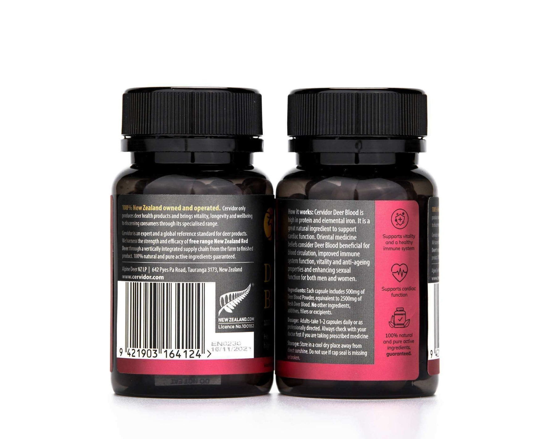 Deer Blood 2,500mg 60 Capsules