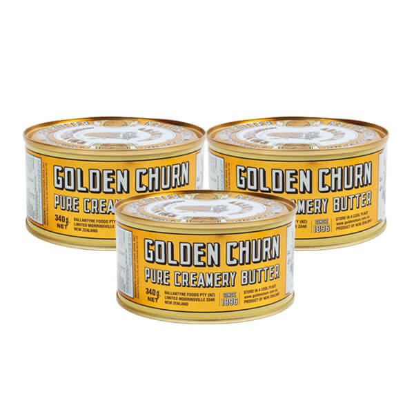 Golden Churn Canned Butter 340g - 3 Pack