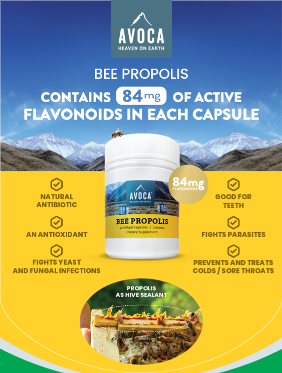 Bee Propolis Capsules Supplements