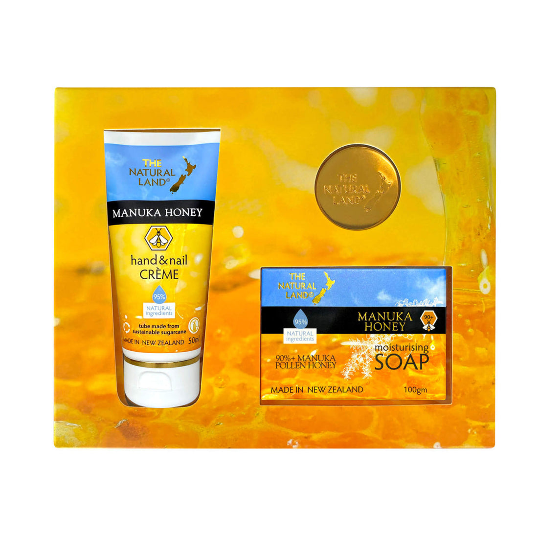 🎁 Manuka Honey Gift Set Box - Hand Creme, LIp Balm, Soap (100% off)