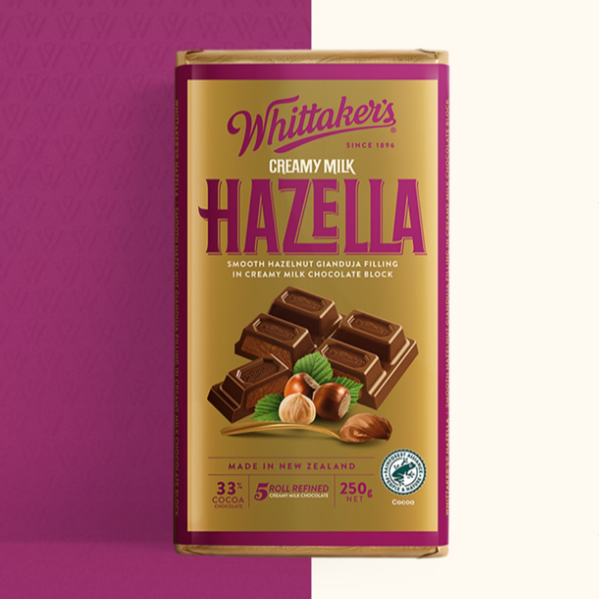 Whittaker’s Hazella Chocolate Block