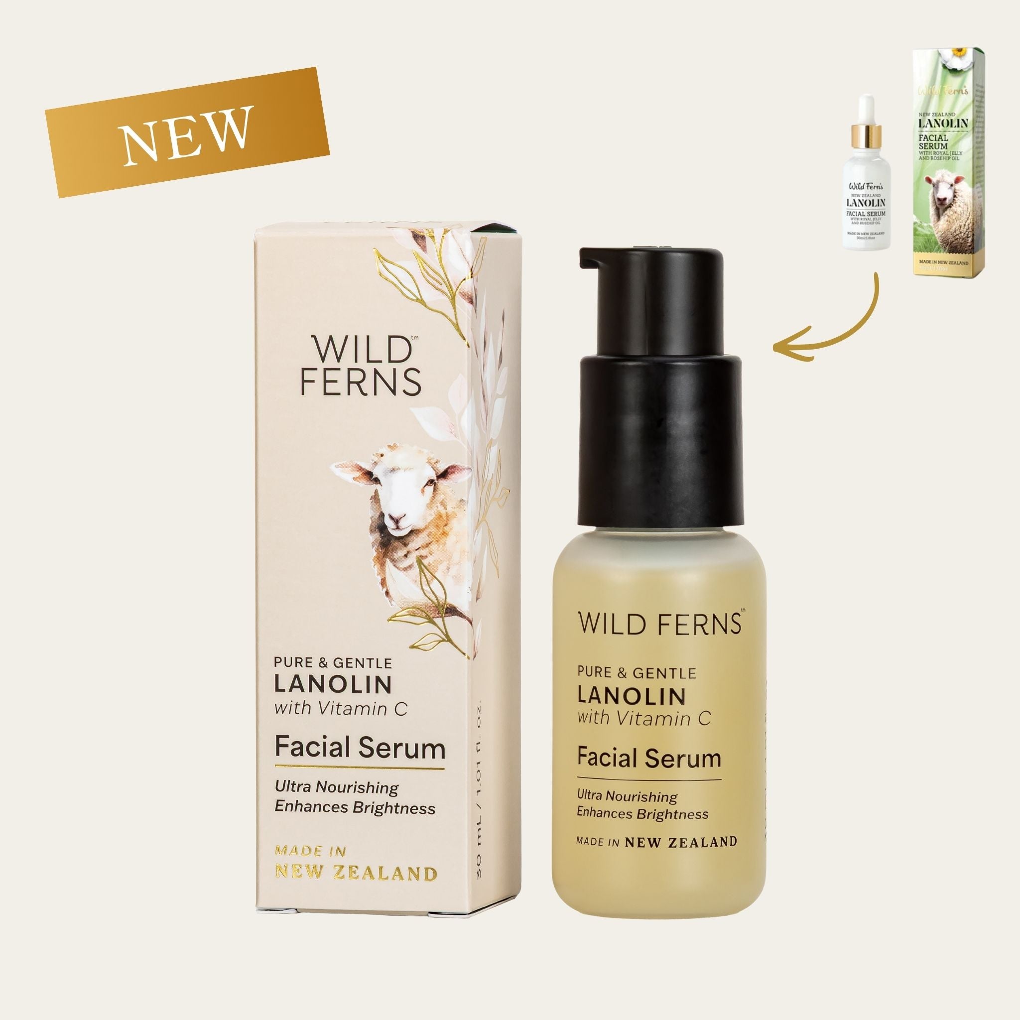 Lanolin Facial Serum