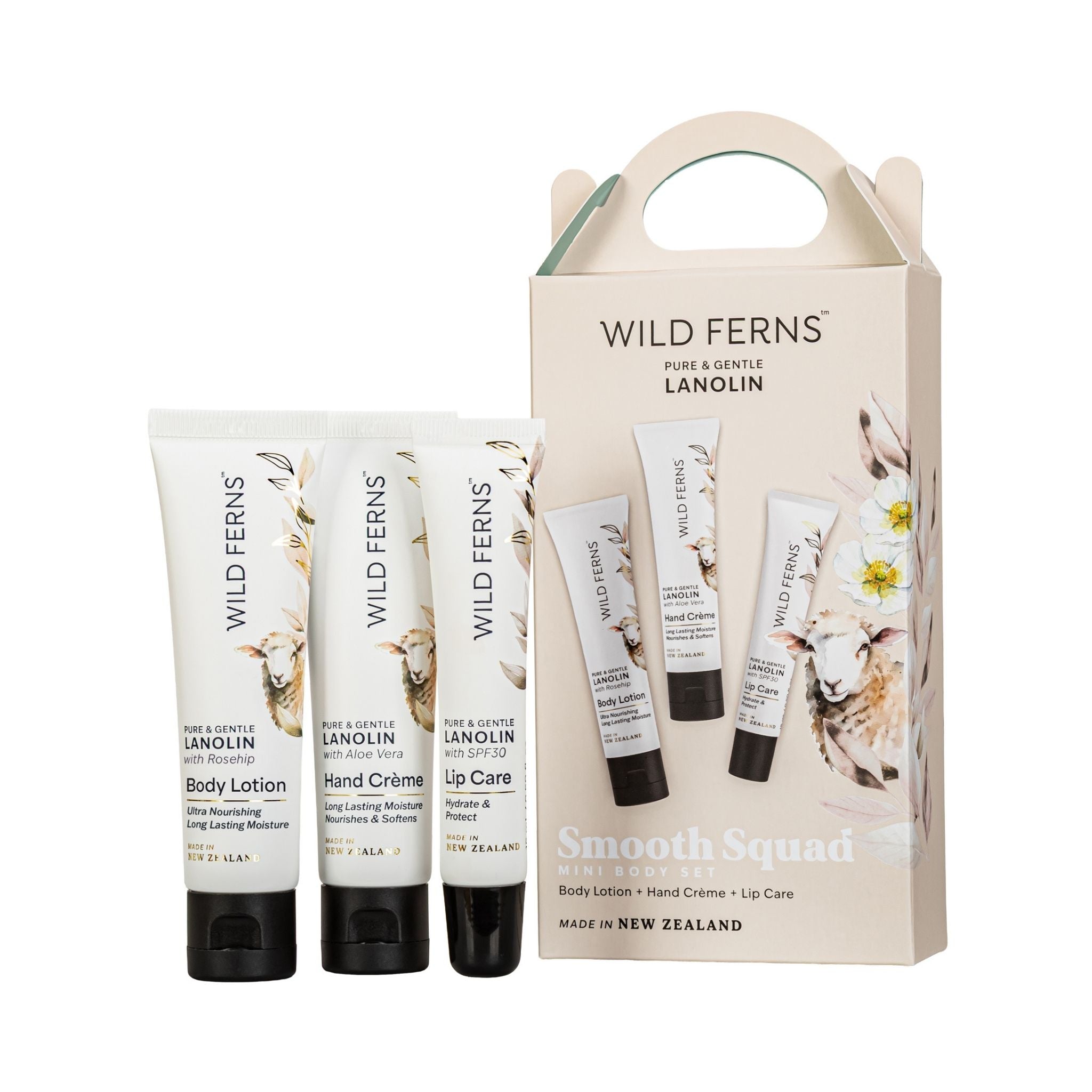 Lanolin Mini Body Set - Smooth Squad