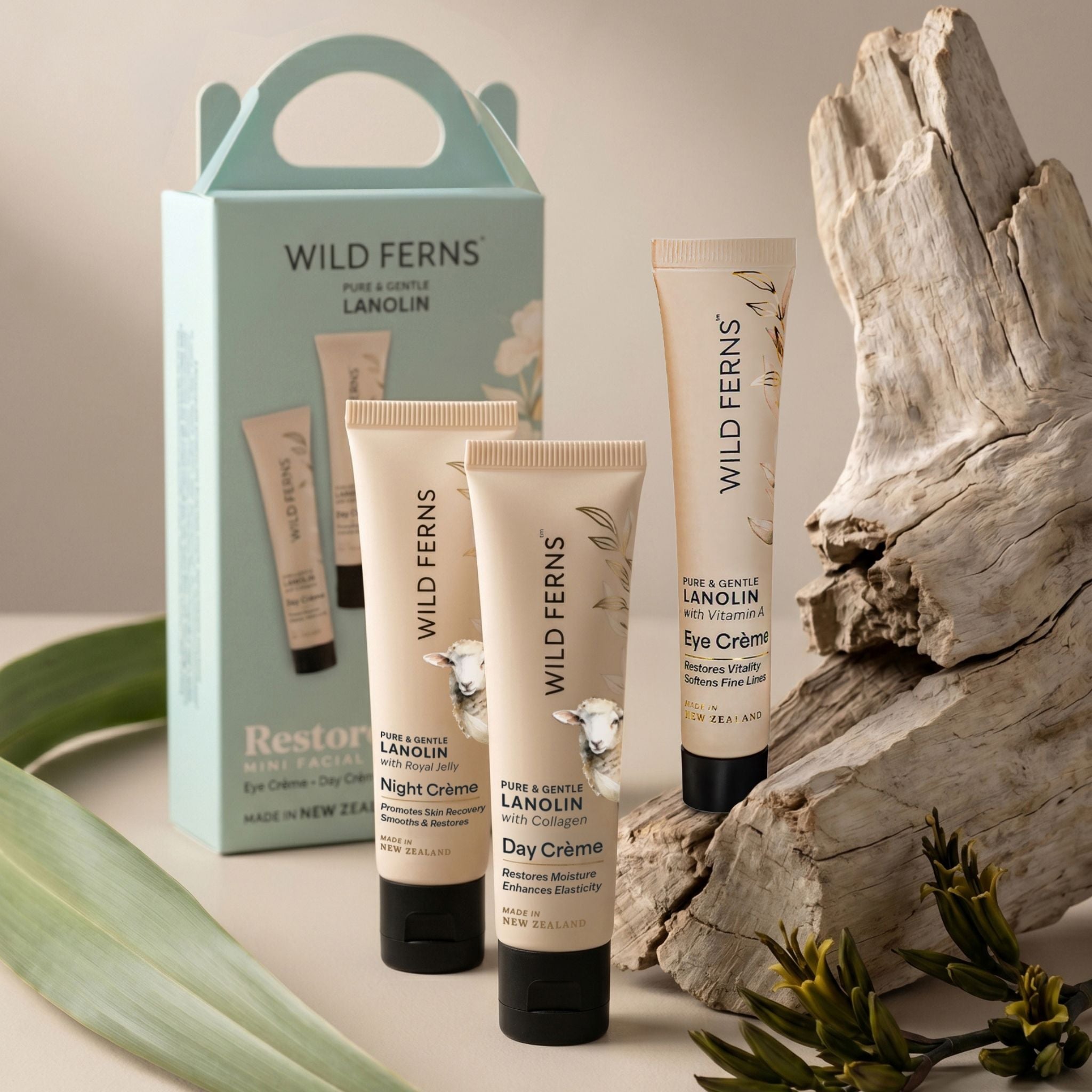 Lanolin Mini Facial Set - Restore Ritual