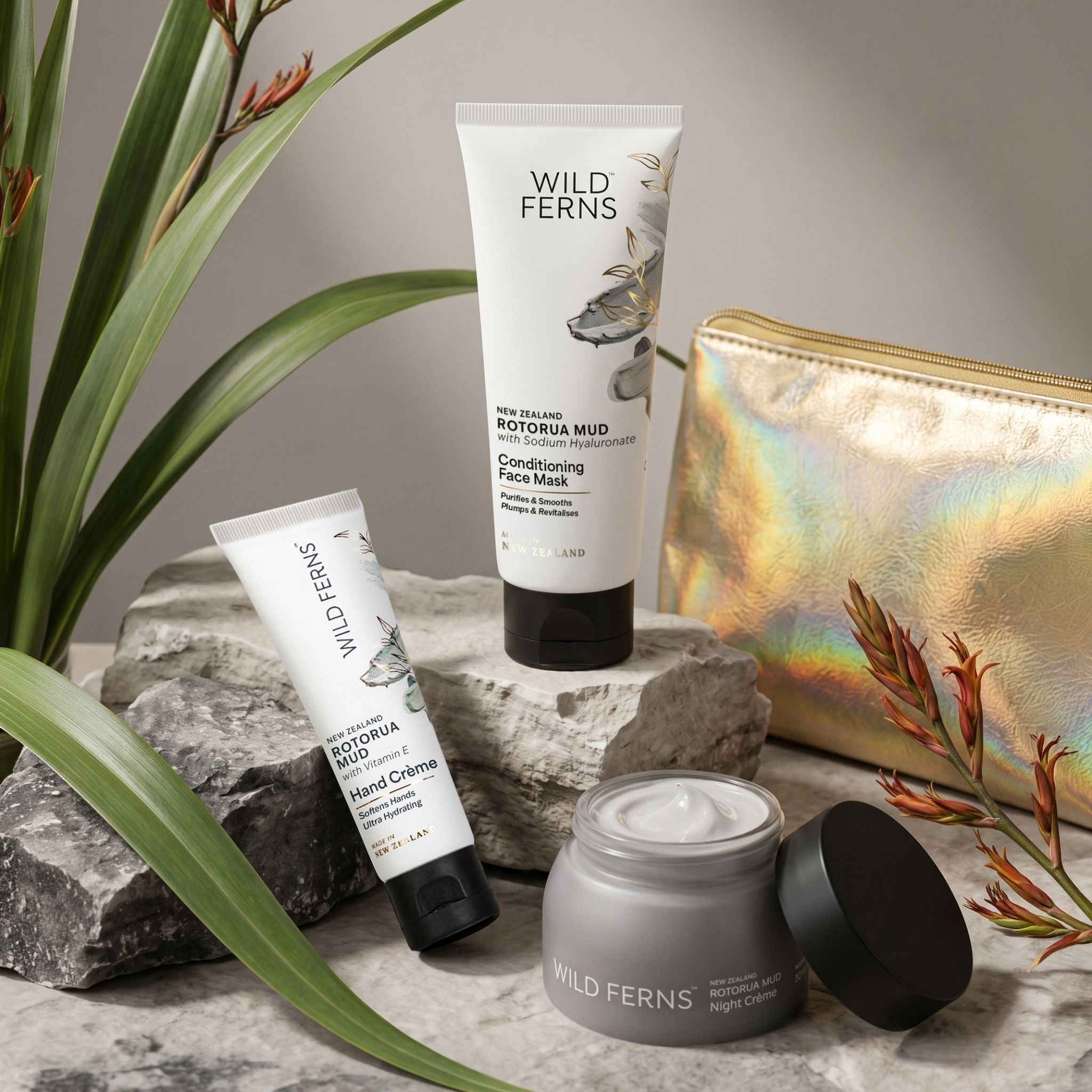 Rotorua Mud Cosmetic Bag Set - Reset & Nourish