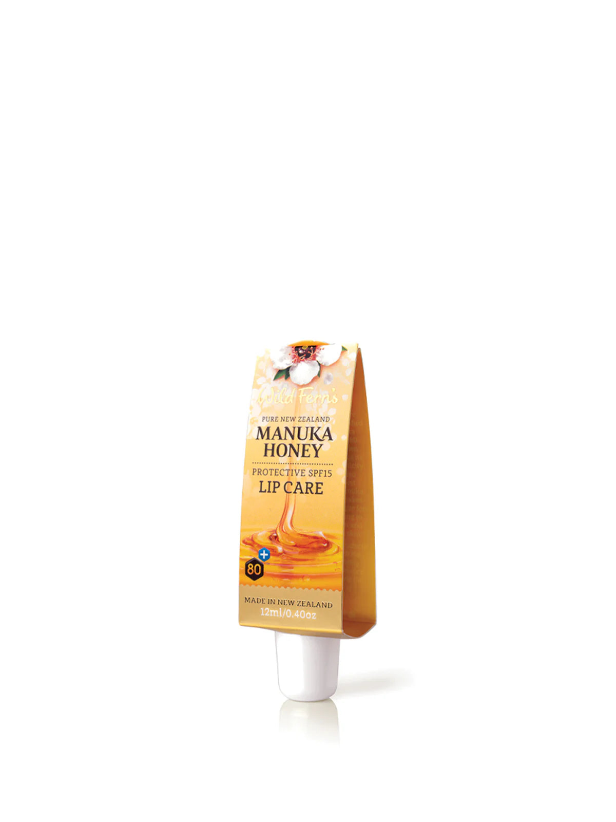Manuka Honey lip care product on a white background