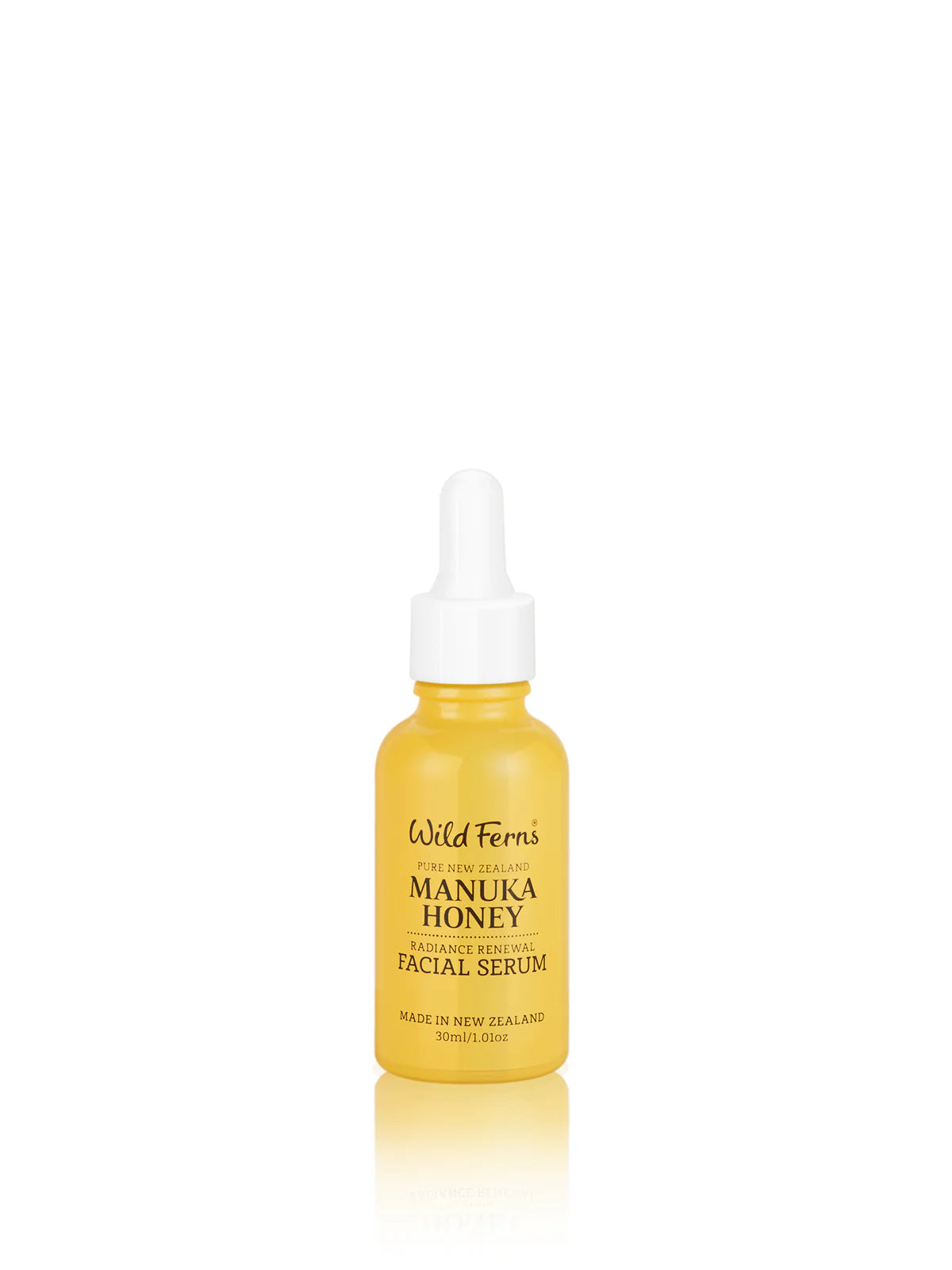 Wild Fern's Manuka Honey Facial Serum on a white backgtound