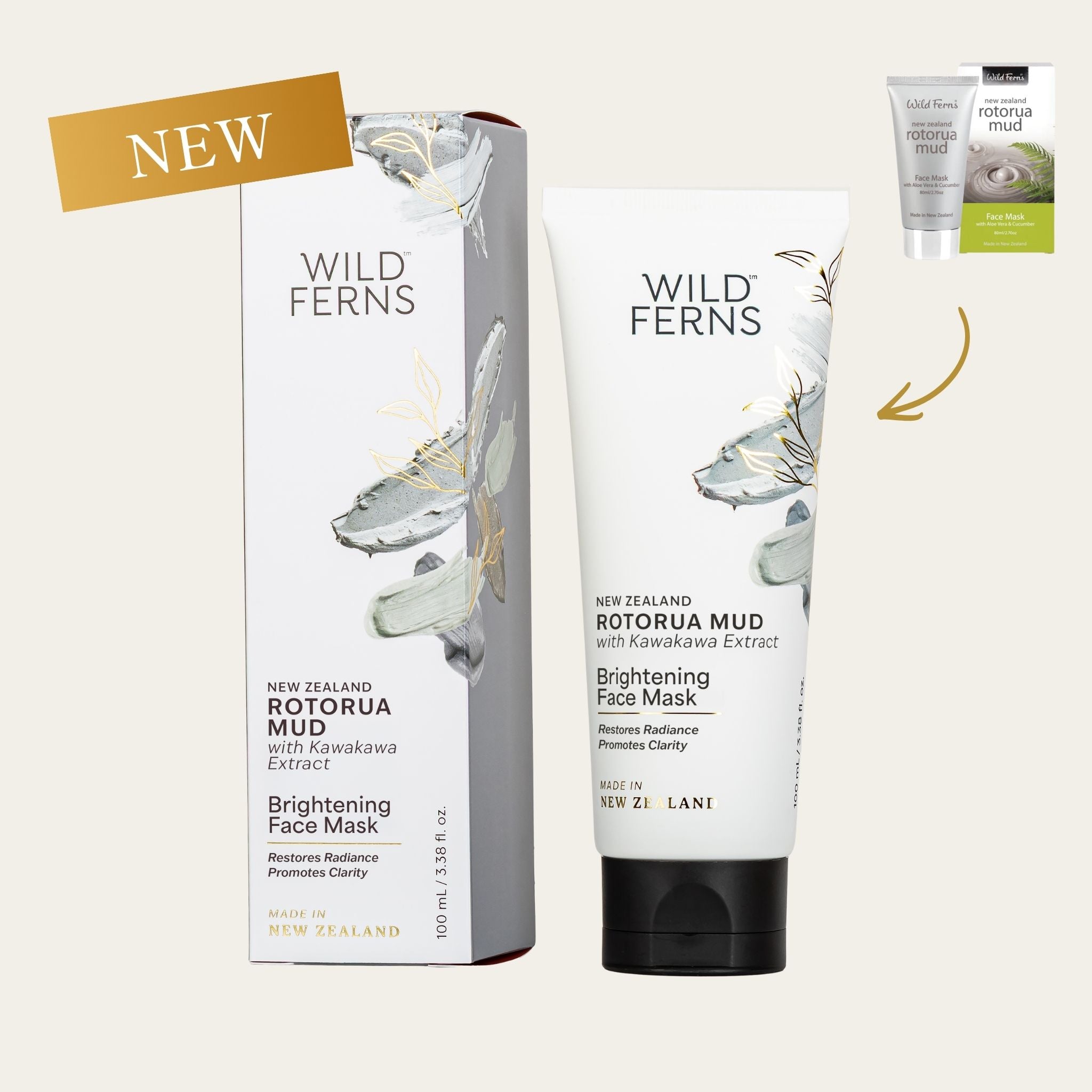 Rotorua Mud Brightening Face Mask