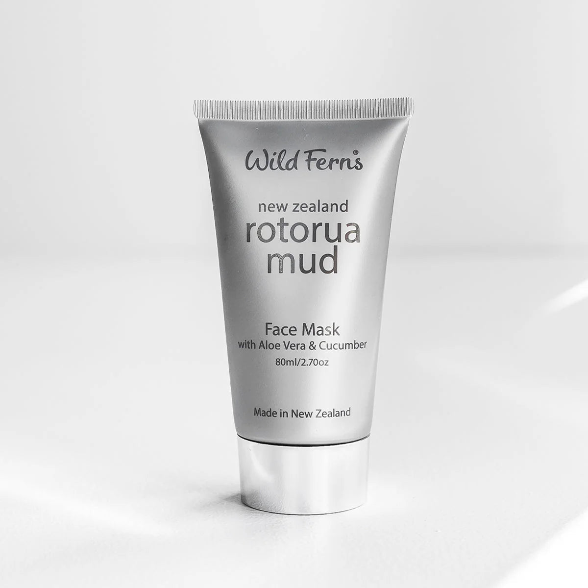 Tube of Wild Fern's Rotorua Mud Face Mask on a white background