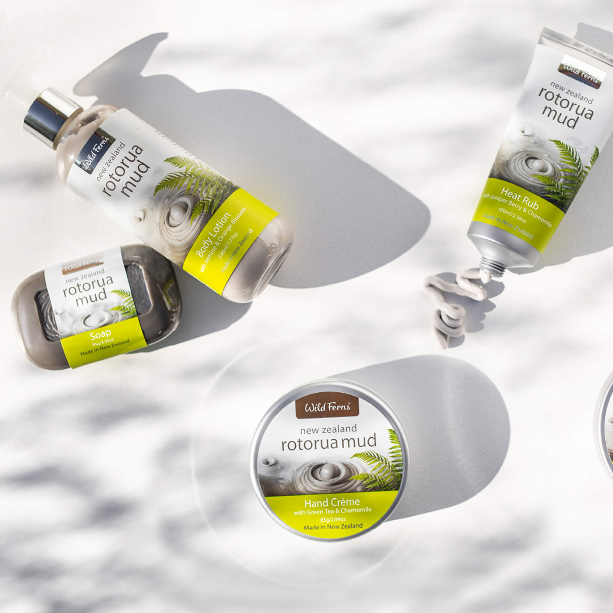 Rotorua Mud Hand Cream with Green Tea and Chamomile