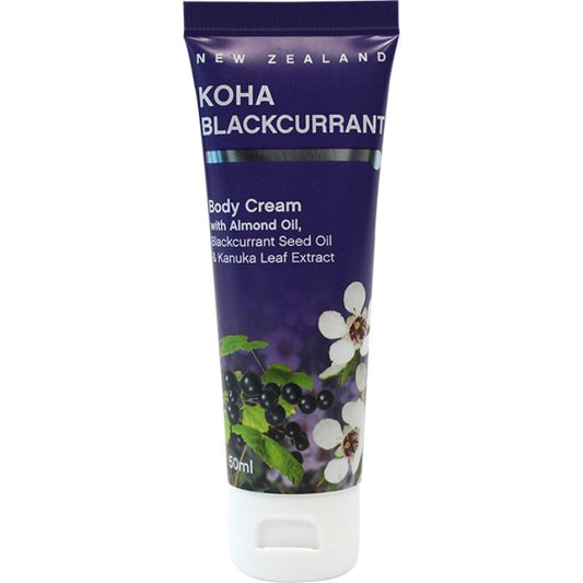 [Clearance Sale] Koha Blackcurrant Cream 50ml - Exclusive, Function: Hand Creme, Ingredient: Blackcurrant, nz made, Price  $7-$50, Vendor  Koha Beauty, Vendor: Koha - Aotea Wellness