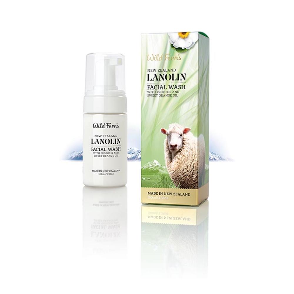 Wild Ferns Lanolin Facial Wash with Propolis and Sweet Orange 100ml - Function: Facial Wash, Ingredient: Lanolin, new august 2020, Price  $7-$50, Vendor  Parrs/Wild Ferns, Vendor: Wild Ferns - Aotea Wellness