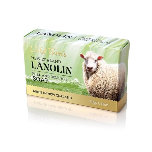 Wild Ferns Lanolin Guest Soap 40g - Function: Soap, Ingredient: Lanolin, new august 2020, Vendor  Parrs/Wild Ferns, Vendor: Wild Ferns - Aotea Wellness