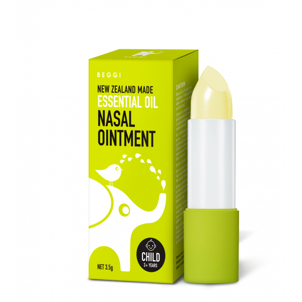 Beggi - Essential Oil Nasal Ointment - Child 2+ Years - Function: Kids Health, nz made, Price $7-$50, Vender: Beggi, Vendor BEGGI - Aotea Wellness