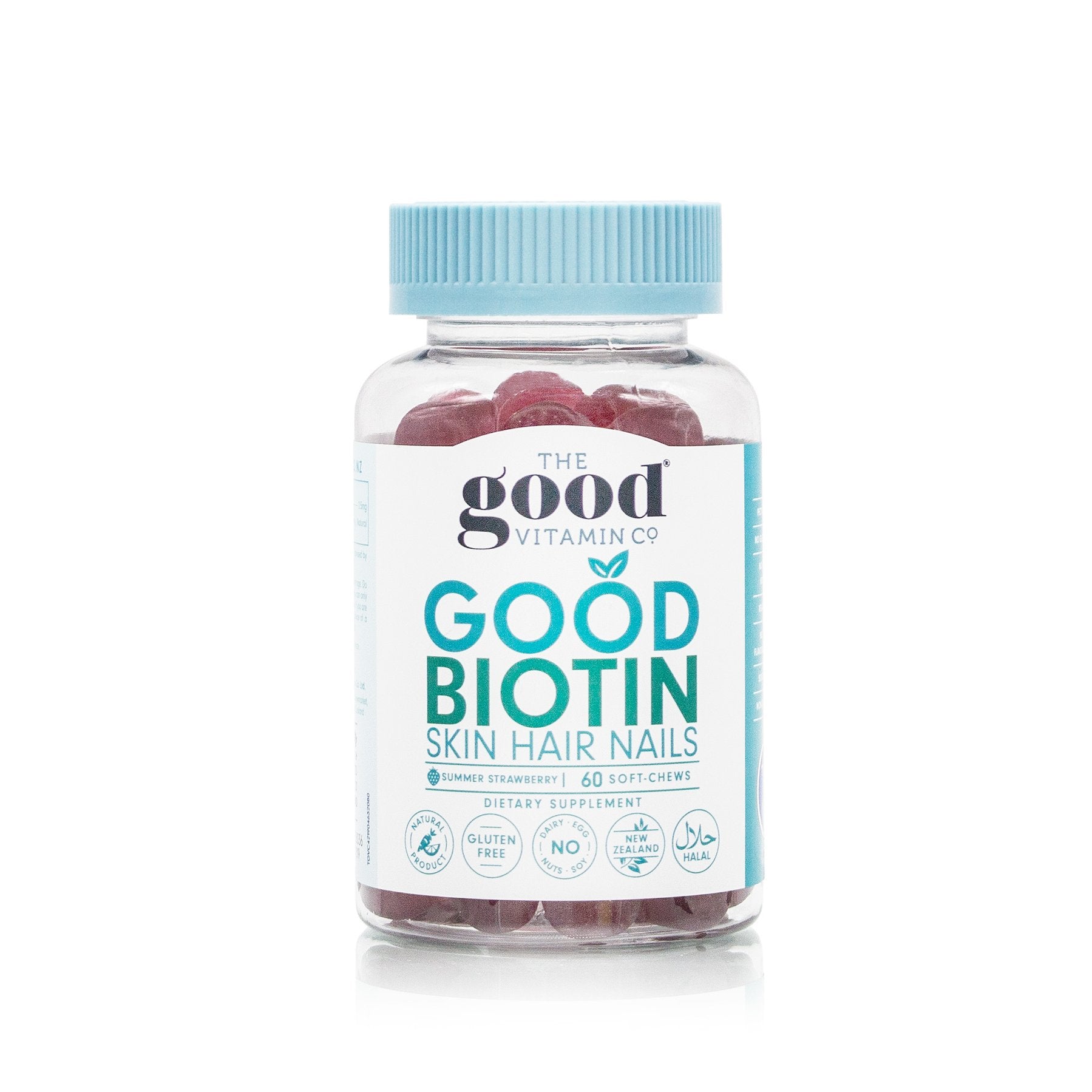 Good Biotin Supplements Skin, Hair & Nails 60 Soft-Chews - - Aotea Wellness