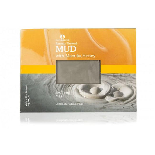 Puresource New Zealand Thermal Mud Mask with Manuka Honey 20g - Function: Face Mask, Ingredient: Manuka Honey, Ingredient: Rotorua Mud, nz made, Vendor  Puresource - Aotea Wellness