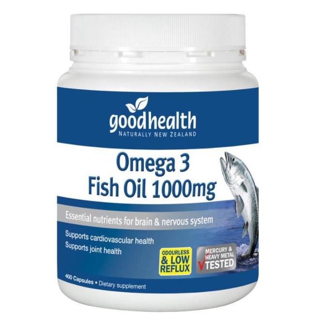 Good Health Health - Marine Products グッドヘルス (Good Health) オメガ3 フィッシュオイル 1000mg 400カプセル