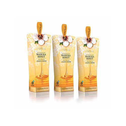 3 Pack - Wild Ferns Manuka Honey Moisture Rich Hand Creme - 262593937592, beauty, Function: Hand & Nail Care, Ingredient: Manuka Honey, nz made, Price  $7-$50, Specials, Vendor  Parrs/Wild Ferns, Vendor: Wild Ferns - Aotea Wellness