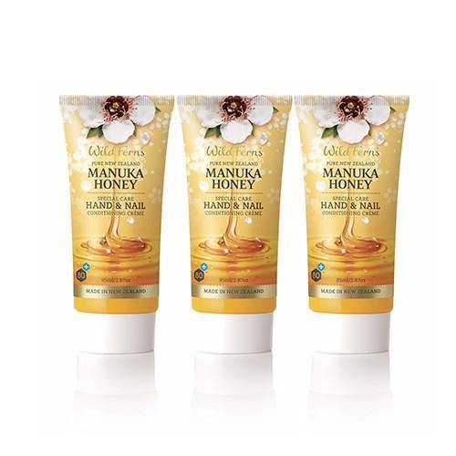 3 Pack - Wild Ferns Manuka Honey Special Care Hand & Nail Conditioning Creme - 262593937592, beauty, Function: Hand & Nail Care, Ingredient: Manuka Honey, nz made, Price  $7-$50, Specials, Vendor  Parrs/Wild Ferns, Vendor: Wild Ferns - Aotea Wellness