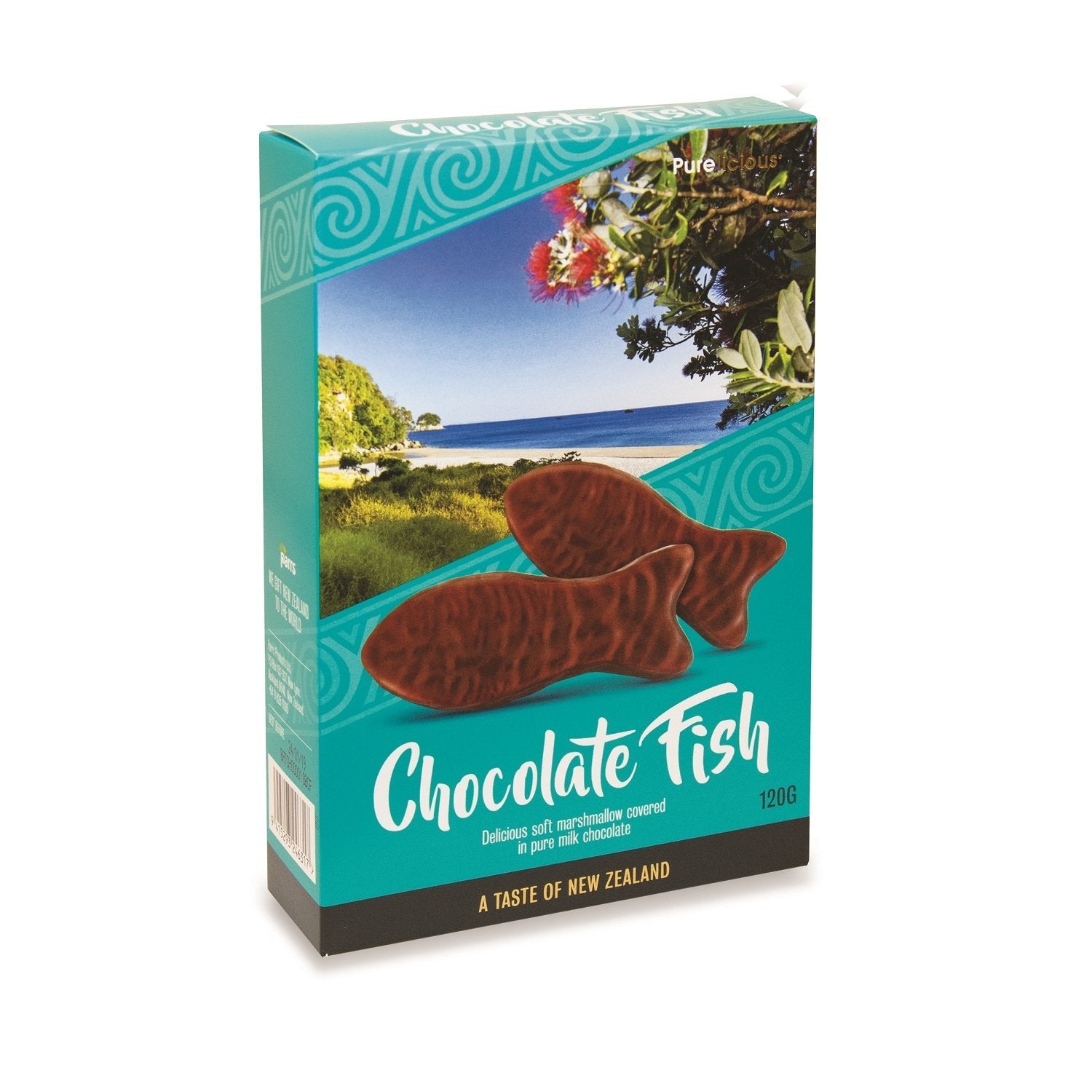 Parrs Products Honey & Food - Chocolates & Sweets Purelicious Chocolate Fish-Boxed 120g