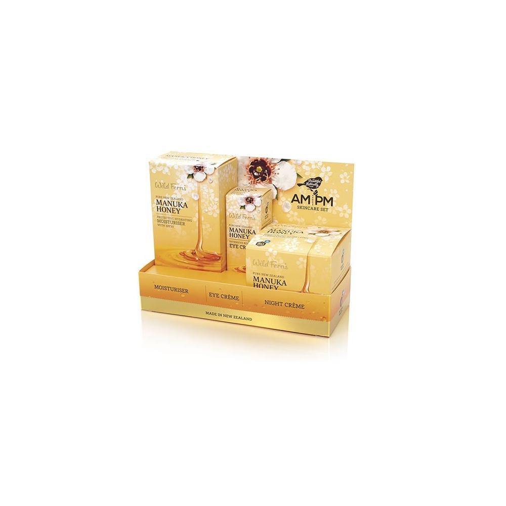 Wild Ferns Manuka Honey AM PM Set - Function: Eye Creme, Function: Facial Moisturiser, Function: Night Creme, Ingredient: Manuka Honey, Price  $7-$50, Vendor  Parrs/Wild Ferns, Vendor: Wild Ferns, ƟîÆ?ÏƟ®Ɵ?Ɵ?Æ?Ɵ¬ƟüÆ?§(Wild Ferns) Ɵ?Ɵ?Æ?®Ɵ�Ɵ?Ɵ¬ AM&PMÆ?¯ƟŸƟ? - Aotea Wellness