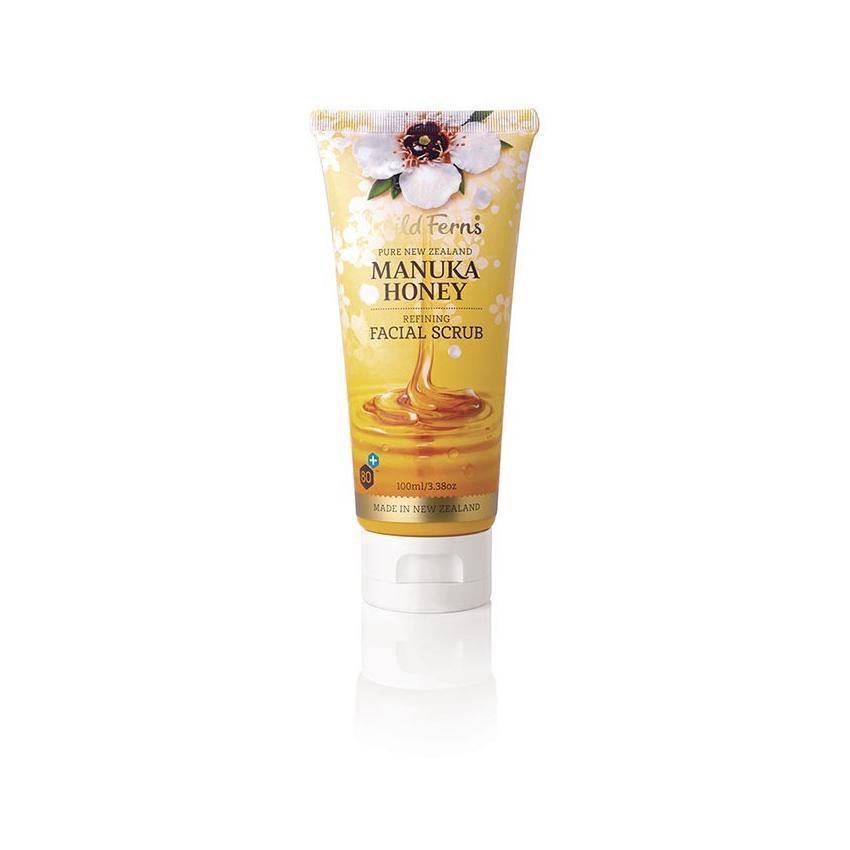 Wild Ferns Manuka Honey Refining Facial Scrub (100ml) - Function: Facial Scrub, Ingredient: Manuka Honey, Ingredient: Sweet Almond Oil, Price  $7-$50, Vendor  Parrs/Wild Ferns, Vendor: Wild Ferns, ƟîÆ?ÏƟ®Ɵ?Ɵ?Æ?Ɵ¬ƟüÆ?§(Wild Ferns) Ɵ?Ɵ?Æ?®Ɵ�Ɵ?Ɵ¬ Ɵ¦Ɵ?Æ?Æ?ÏƟ?ƟüÆ?ø Ɵ?Æ?õÆ?ÏÆ?úƟœƟ®Æ?ûÆ?îƟ¸Ɵ? 100ml - Aotea Wellness