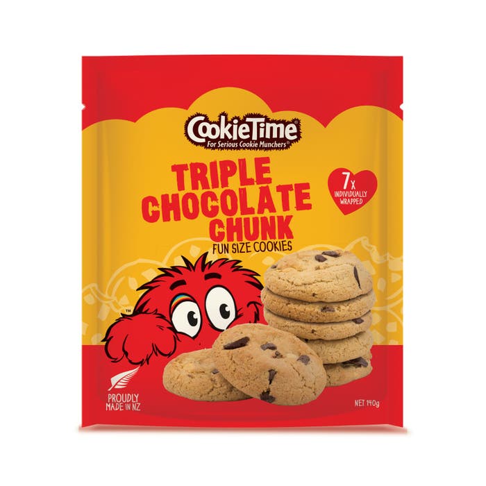 Cookie Time Triple Chocolate Chunk Cookies