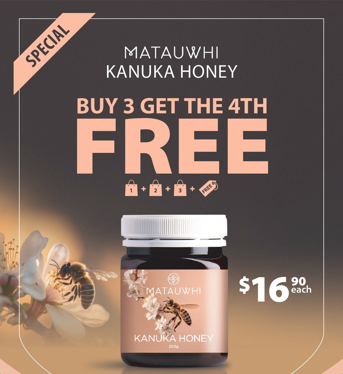 Matauwhi Kanuka Honey 250g