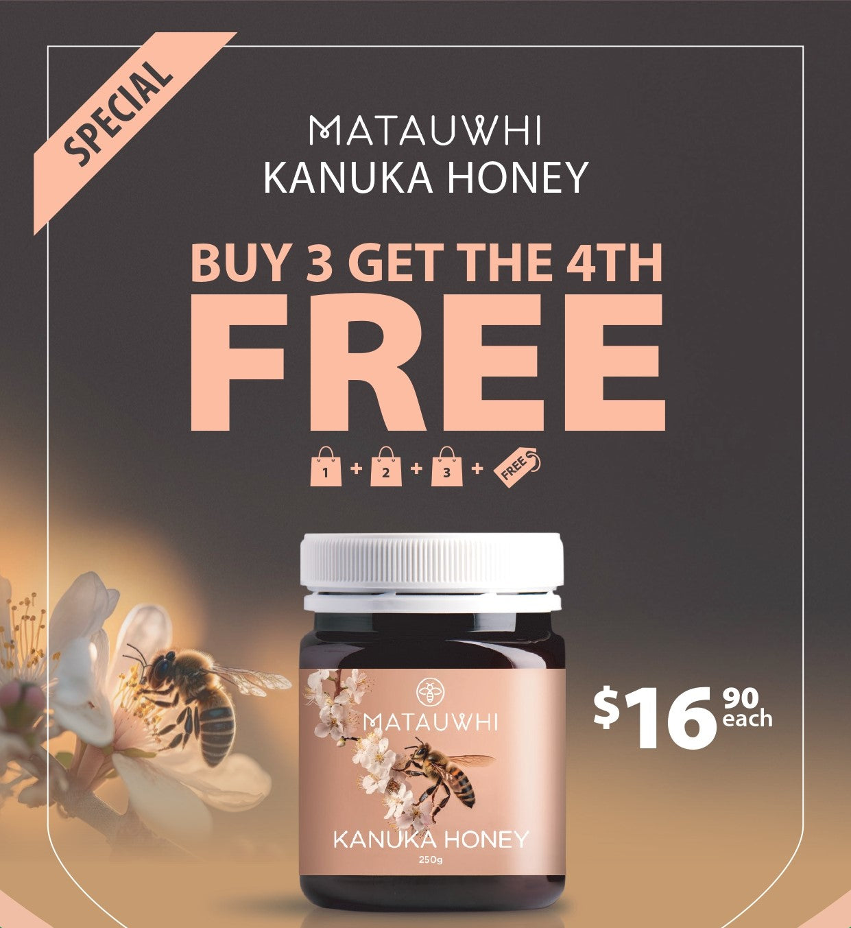 Matauwhi Kanuka Honey 250g