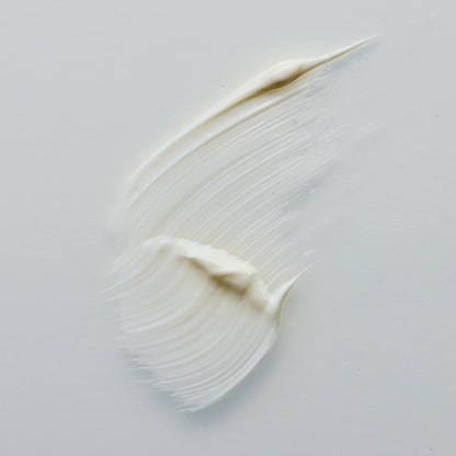 Antipodes Rejoice White cream smear on a light gray background