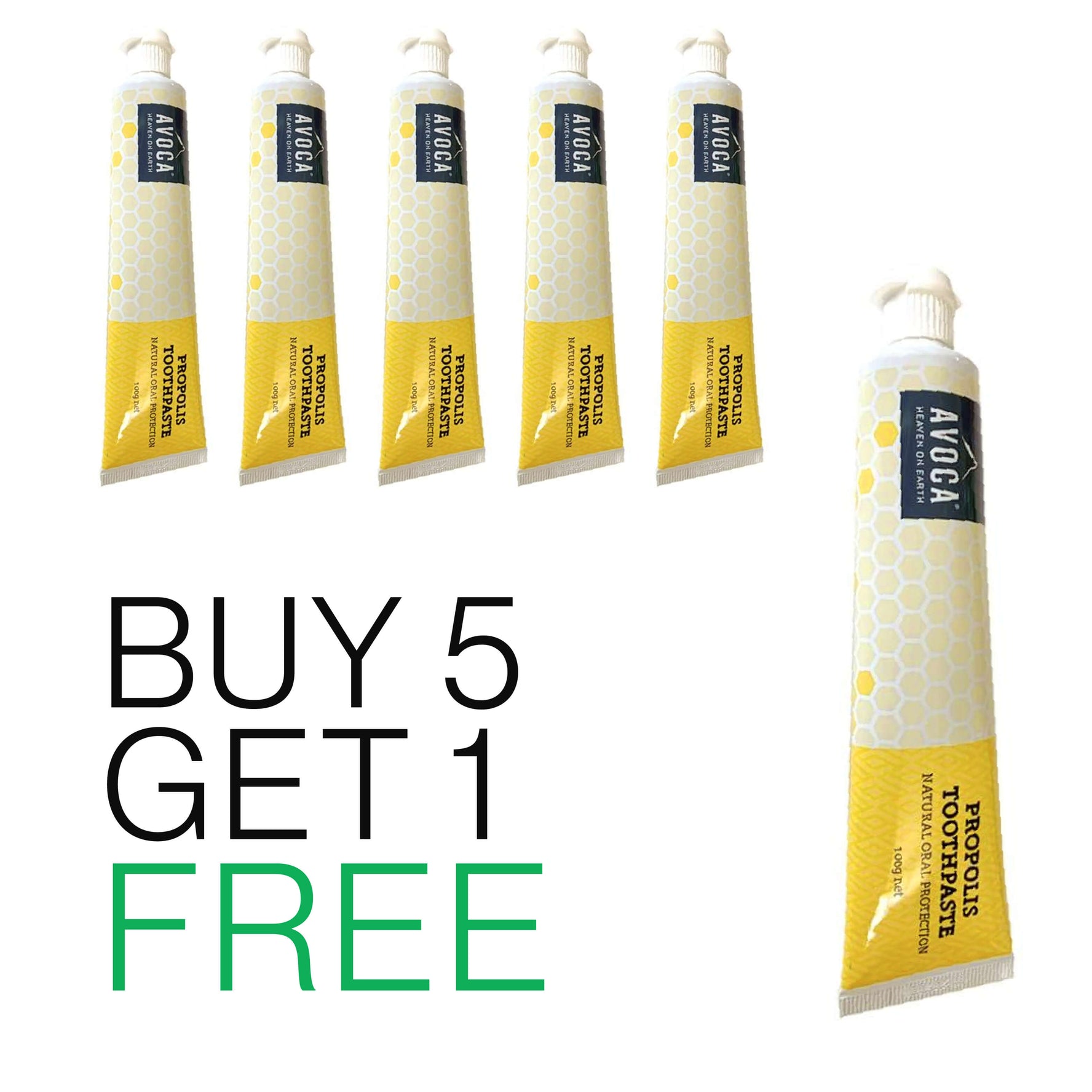 Propolis Toothpaste Buy 5 and Get 1 Free