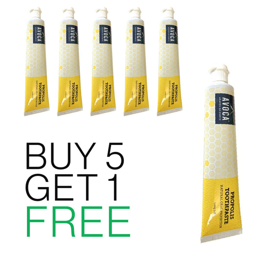 Avoca Propolis Toothpaste Buy 5 and Get 1 Free