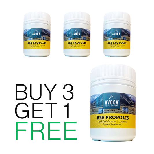Buy 3 get 1 Free - Bee Propolis  7,000mg  90 Capsules