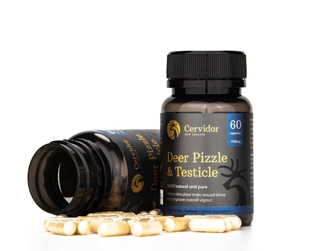 Deer Pizzle and Testicle 1,100mg 60 Capsules