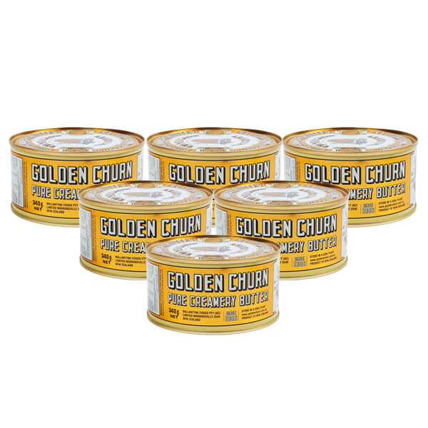 6 Pack - Golden Churn Canned Butter 340g