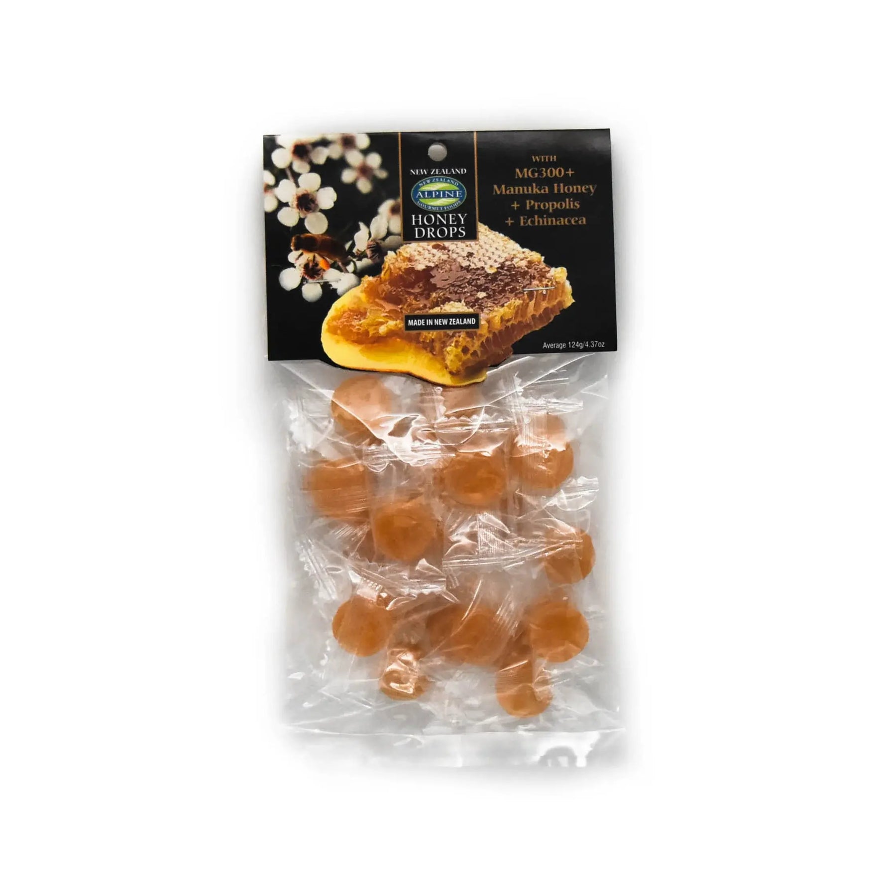 New Zealand Propolis Active 10+ Manuka Honey Drops with Echinacea