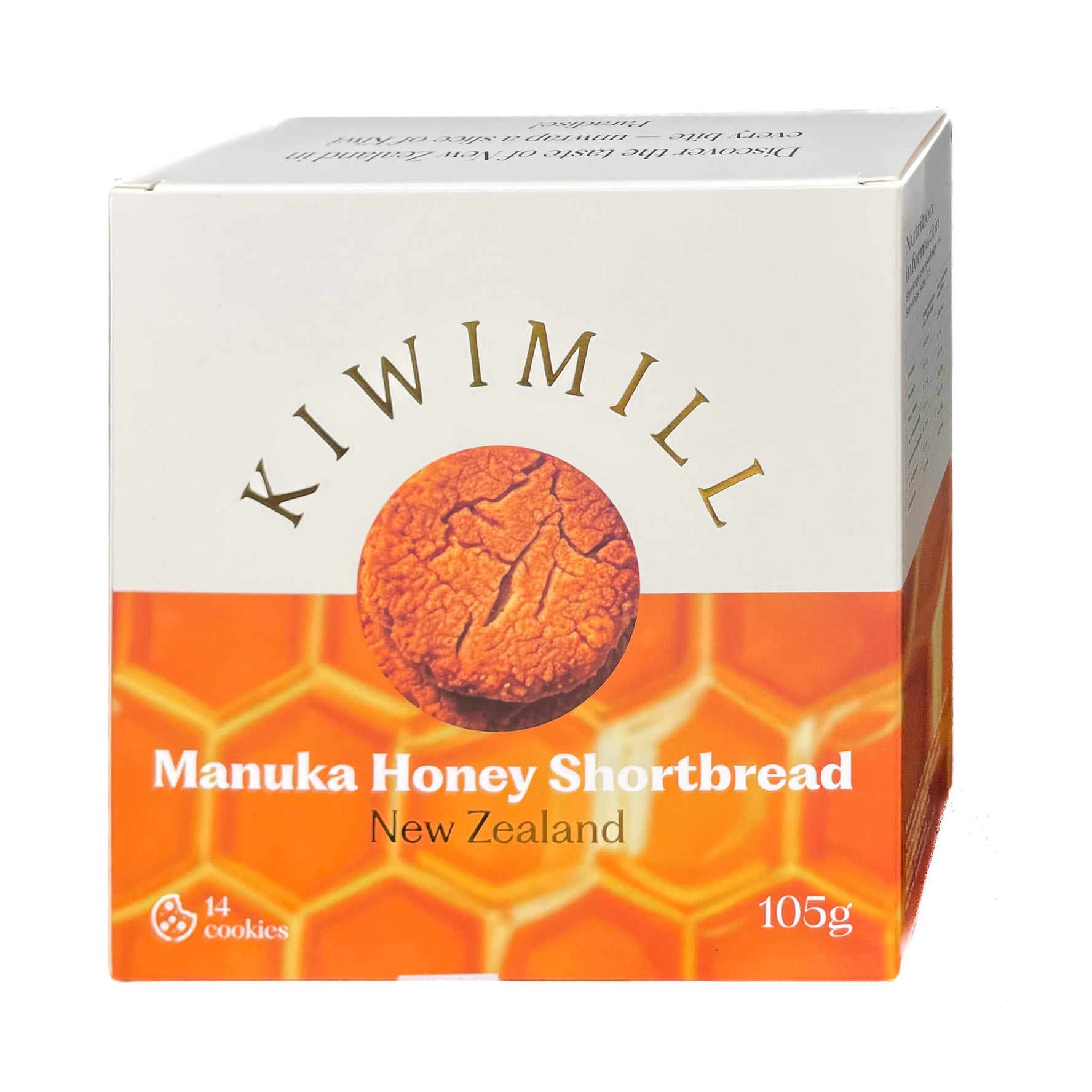 KIWIMILL Manuka Honey Shortbread Cookies 105g