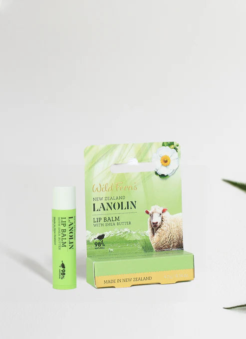 Lanolin Lip Balm Stick with Shea Butter