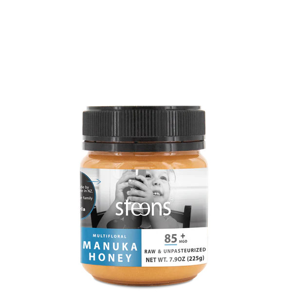 Steens MGO 85 Raw Multifloral Mānuka Honey 225g