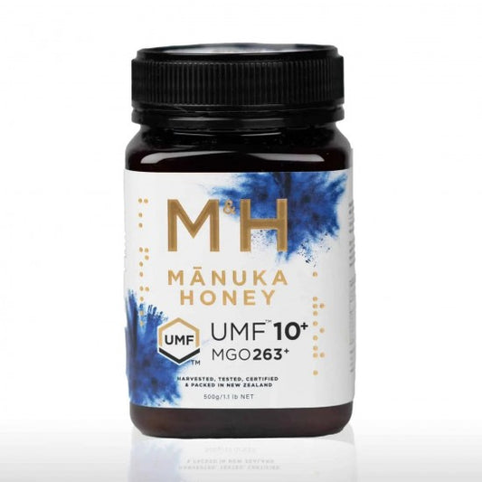 M&H Manuka Honey UMF10+ MGO263 500g