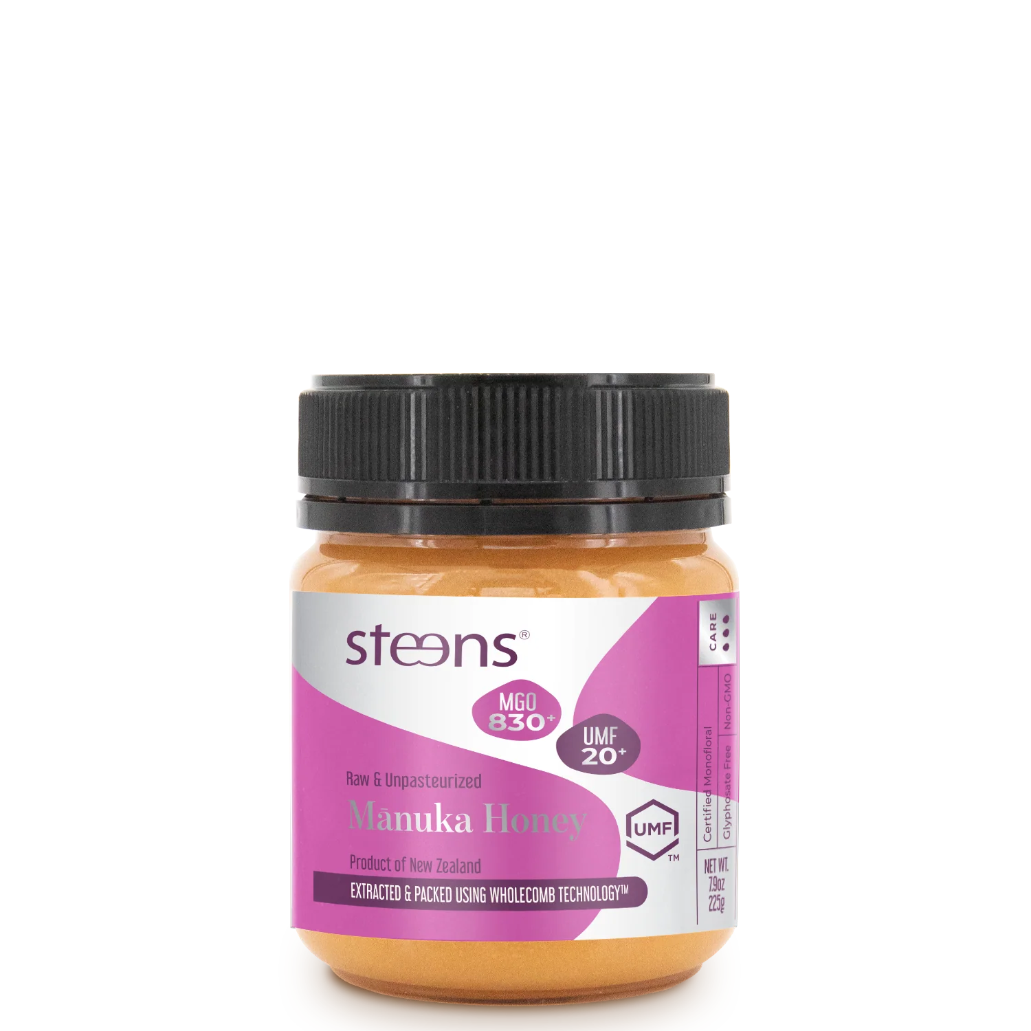 Steens UMF 20+ (MGO 830) Raw Mānuka Honey 225g