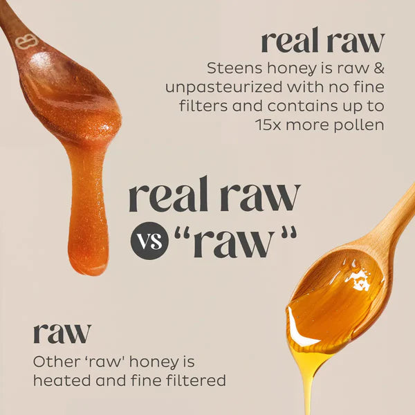 Steens MGO 85 Raw Multifloral Mānuka Honey 225g