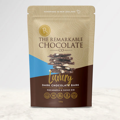 Macadamia & Cacao Nib Chocolate Bark