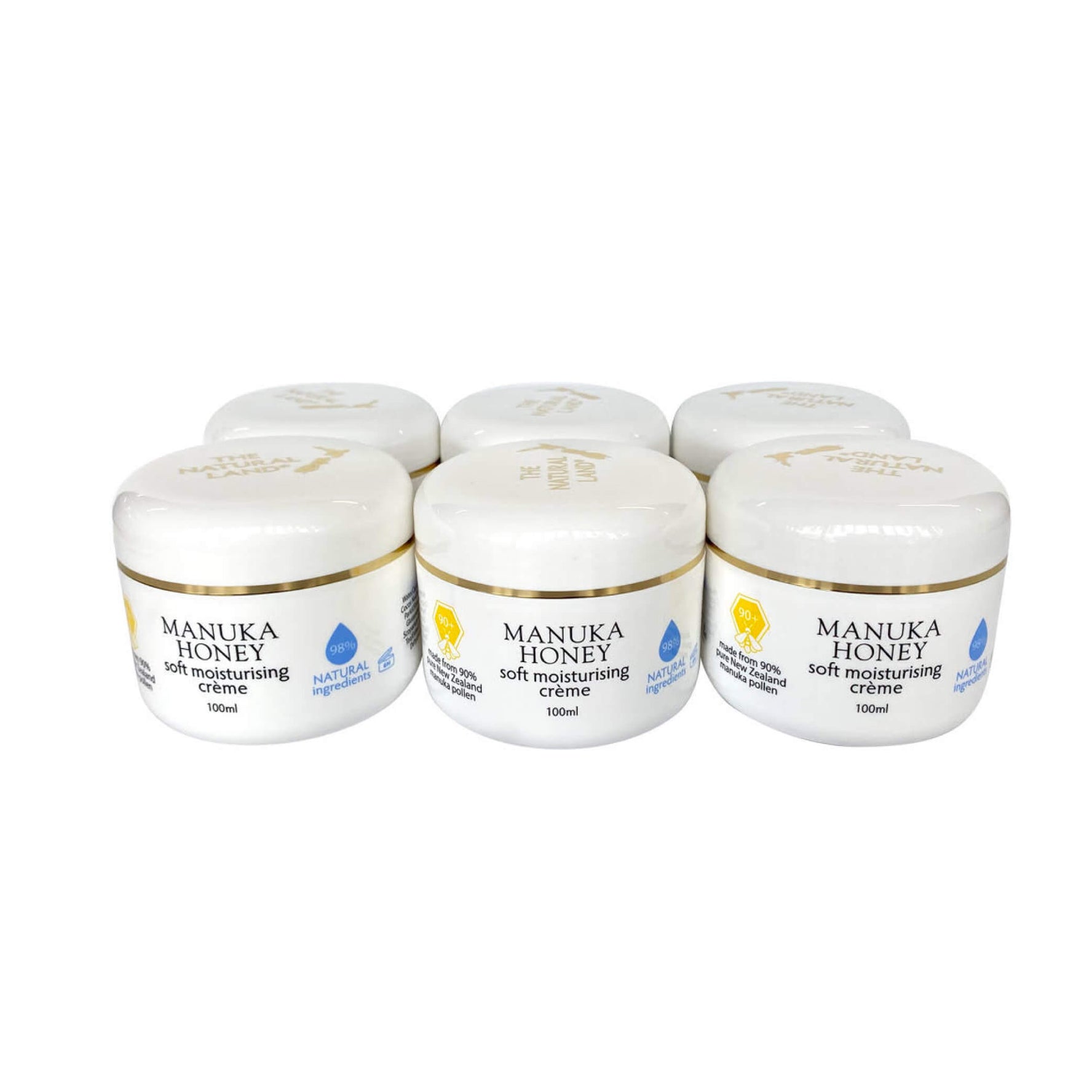 {6 Pack} Manuka Honey Soft Moisturising  Creme 100ml