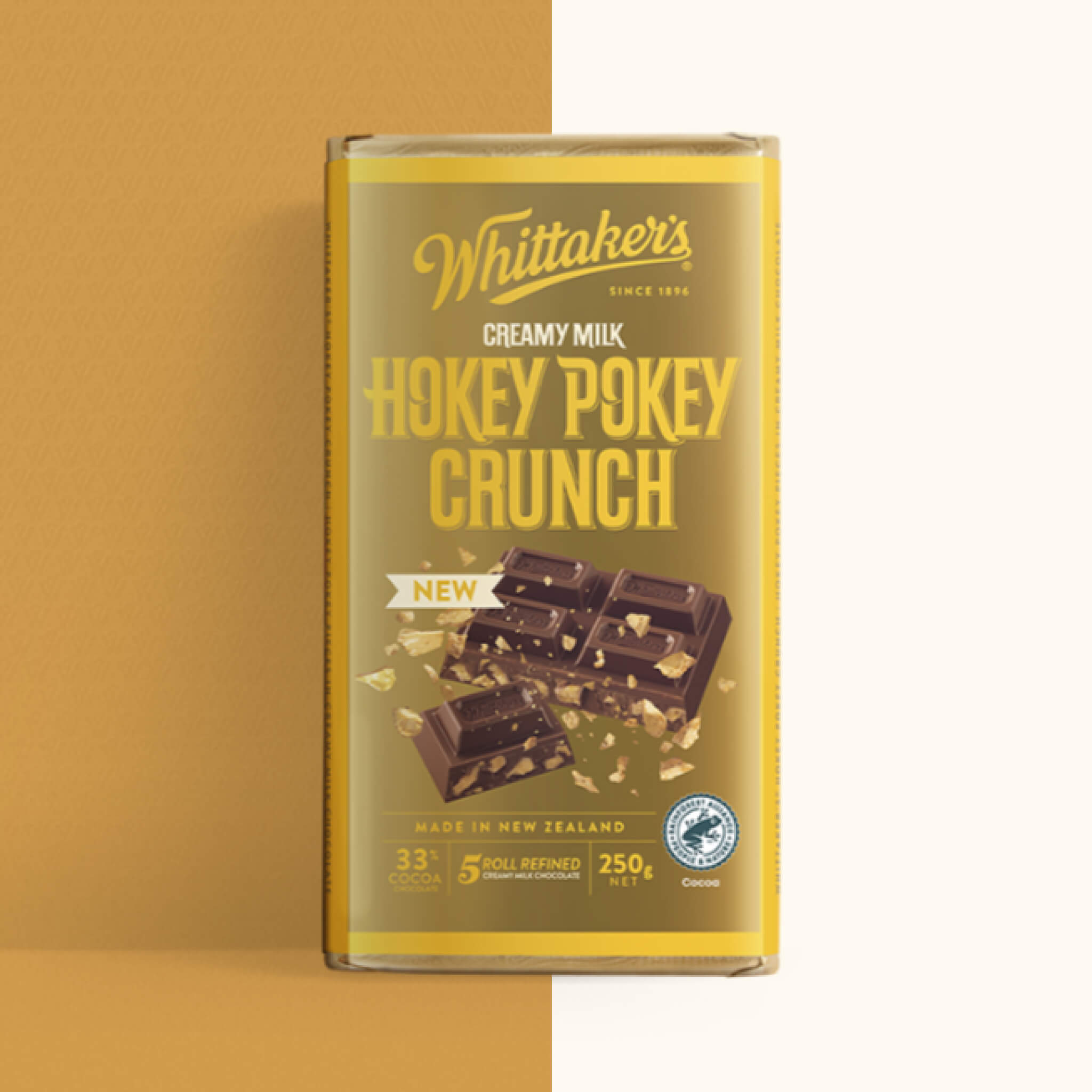 Whittaker’s Hokey Pokey Crunch Chocolate Block