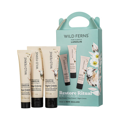 Lanolin Mini Facial Set - Restore Ritual
